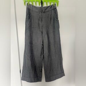 Talula Wide-Leg pants— Charcoal